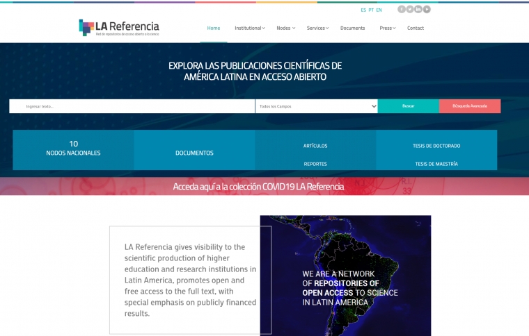LA Referencia presenta b&uacute;squeda especial sobre investigaciones regionales acerca del COVID-19
